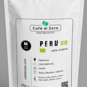 Bolsa de café de Perú de cultivo bio